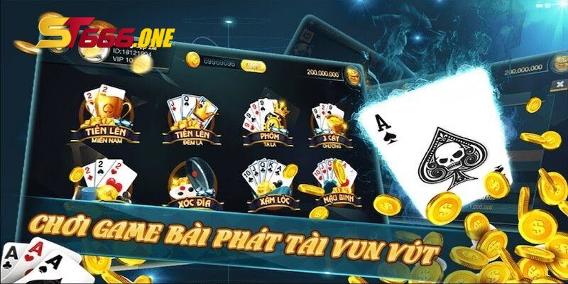 Trải nghiệm ngay các game bài hot nhất